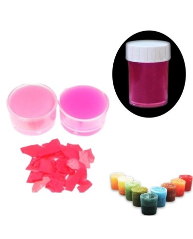 Toz Mum Boyası - Pembe 10Gr Toz Mum Boyası - Pembe 10Gr