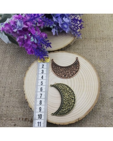 Kolye Ucu - Eskitme Hilal - Antik Sarı