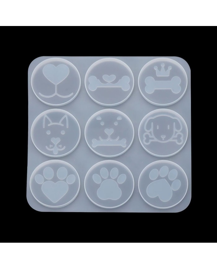 Reçine Epoksi Kalıp - Köpek Magnet - 1000 - 15x15 cm