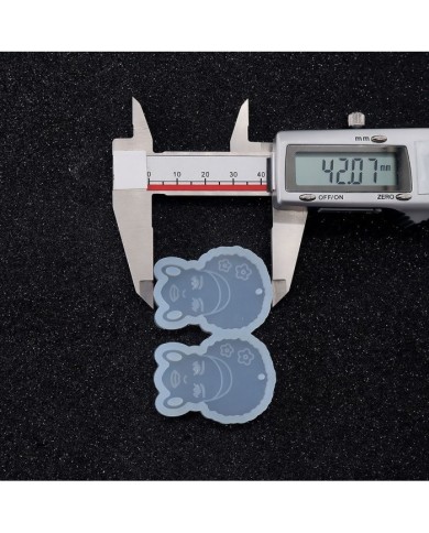 Reçine Epoksi Kalıp - İkili Kolye Küpe Ucu Kadın Motif - 989