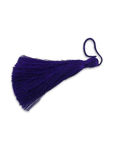 10 Adet - 7-8 cm İpek Püskül - mor