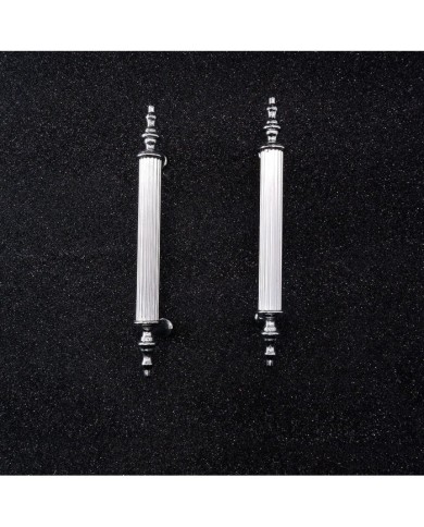 Tepsi Epoksi Kalıp Kulpu Gümüş - Metal Tırtıklı