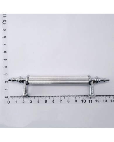 Tepsi Epoksi Kalıp Kulpu Gümüş - Metal Tırtıklı