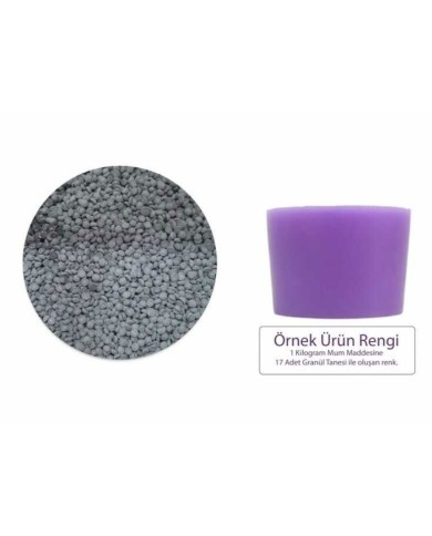 Mor Mum Boyası 5 GR - Granül Mum Boyası
