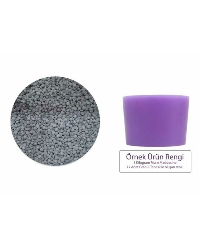 Mor Mum Boyası 5 GR - Granül Mum Boyası