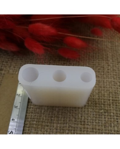 Reçine Epoksi Kalıp - Çoklu Silindir Kolye ve Küpe -Kod:55