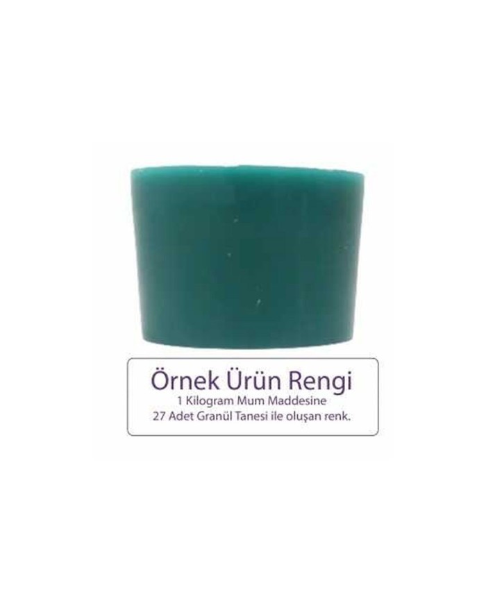 Yeşil Mum Boyası 100 GR - Granül Mum Boyası