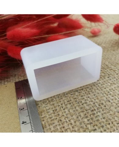 Dikdörtgen Reçine Epoksi,Mum,Sabun ve Beton Kalıbı 4 cm - Kod:18