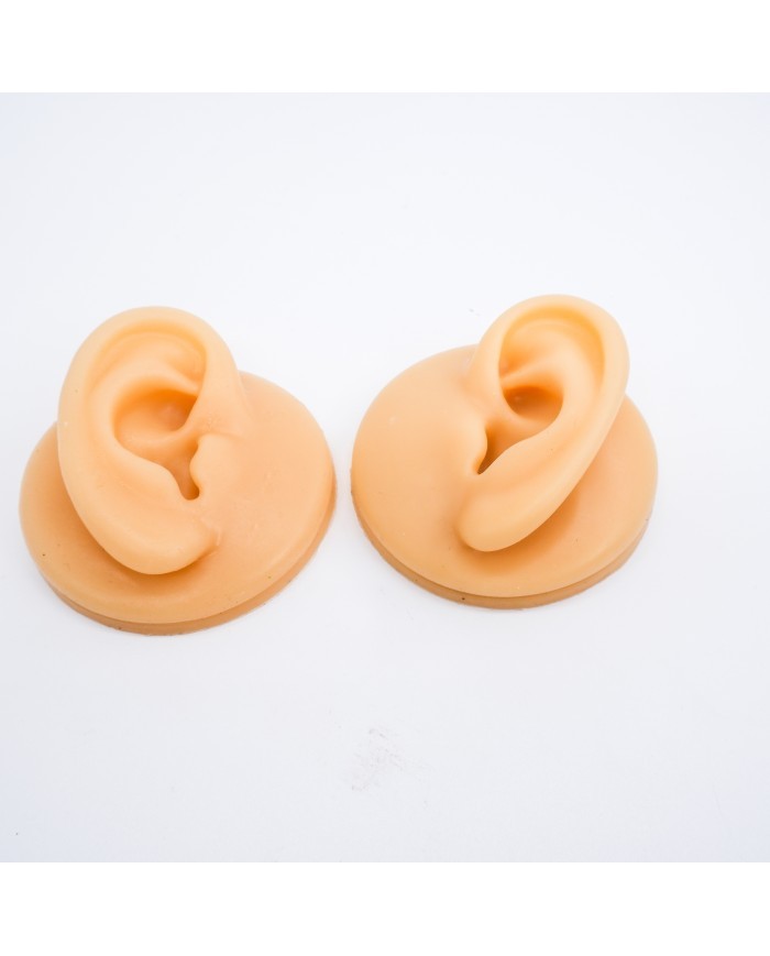 Silikon Kulak Ten Renk Sol- Sağ 10 Takım  - Takı ve Bijuteri Küpe Mankeni