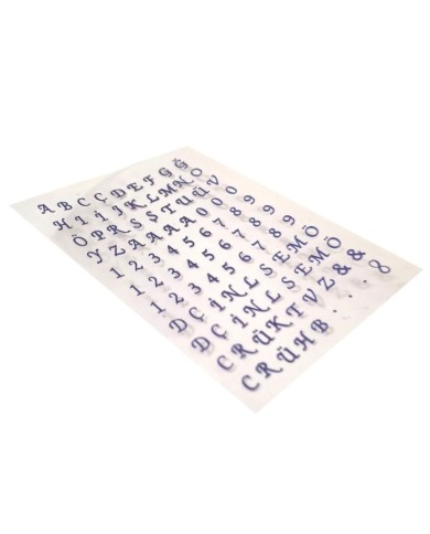 Epoksi Asetat  Harf - 5'li Karışı Set