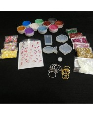 Anahtarlık ve Takı Reçine Epoksi Seti - Boya Seçmeli  - A03