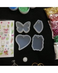 Anahtarlık ve Takı Reçine Epoksi Seti - Boya Seçmeli  - A06