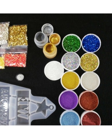 Yılbaşı Süsleme Reçine Epoksi Seti - Boya Seçmeli  - A128