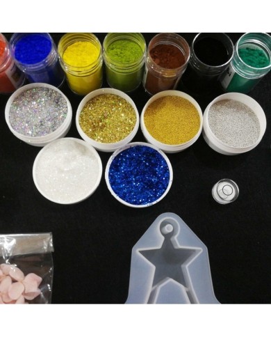 Yılbaşı Süsleme Reçine Epoksi Seti - Boya Seçmeli  - A129