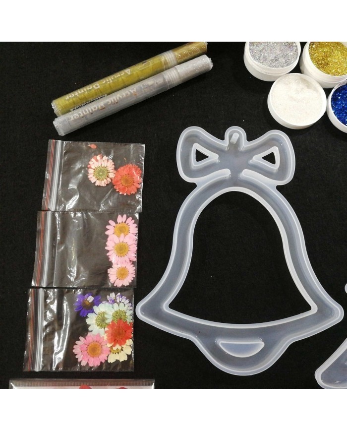 Yılbaşı Süsleme Reçine Epoksi Seti - Boya Seçmeli  - A131