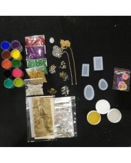 Anahtarlık ve Takı Reçine Epoksi Seti - Boya Seçmeli  - A23