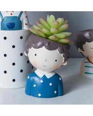 Erkek Çocuk Beton Saksı Silikon Kalıbı - 174