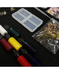 Dörtlü Dikdörtgen Magnet Kalıbı Reçine Epoksi Seti - A47