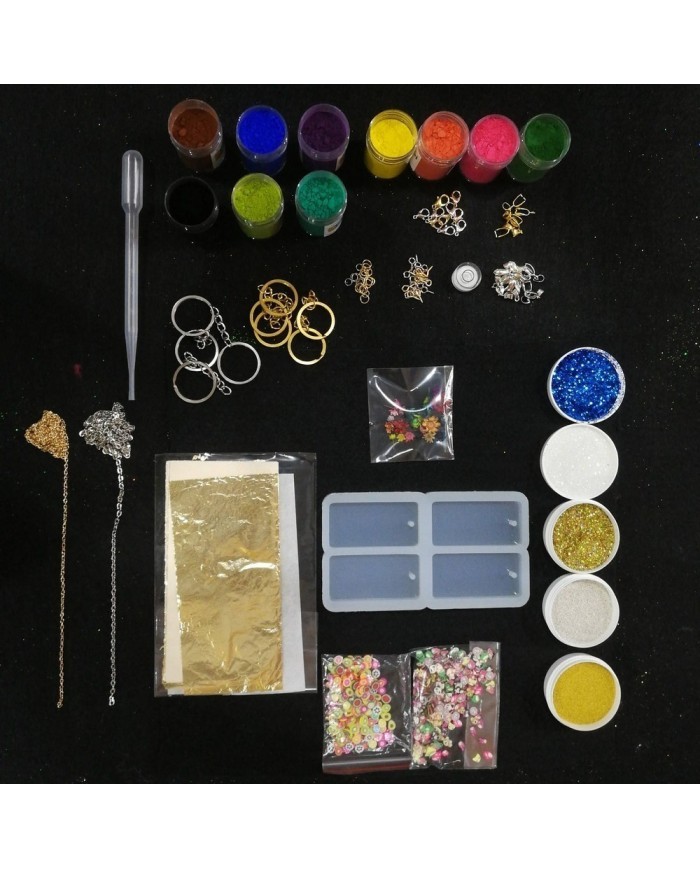 Dörtlü Dikdörtgen Magnet Kalıbı Reçine Epoksi Seti - A48