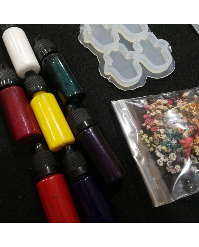 Fatma Eli Dörtlü Magnet Kalıbı Reçine Epoksi Seti - A49