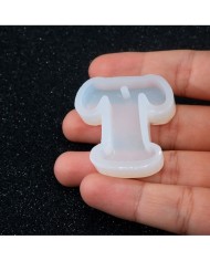 5 adet Reçine Epoksi Harf Kalıp - T
