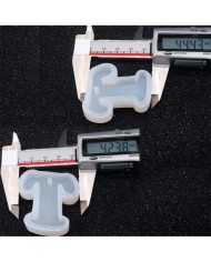 5 adet Reçine Epoksi Harf Kalıp - T