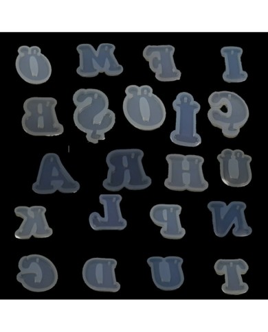 Alfabe Kalıp Seti - 28 adet epoksi harf kalıbı