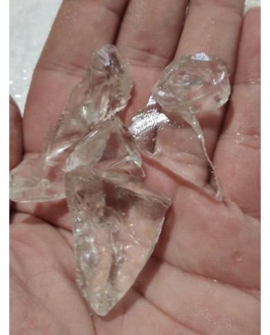 Doğal İşlenmemiş Cam Parçaları 250 gr