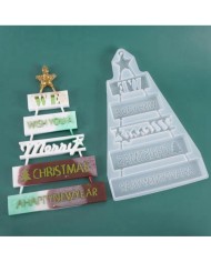 Yılbaşı Epoksi Kalıbı  -Kod:297