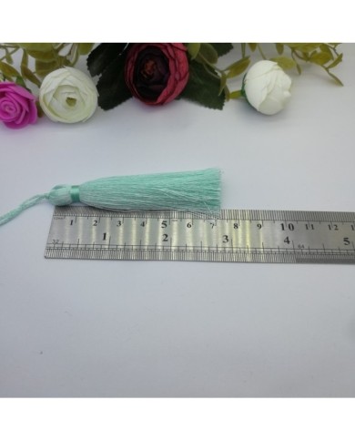 50 Adet - 7-8 cm İpek Püskül - su yeşili