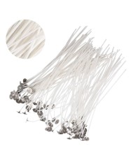 Mum Fitili Hazır Kopçalı -12 Cm - 25 Adet