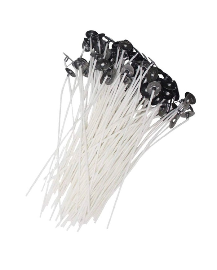 Mum Fitili Hazır Kopçalı -12 Cm - 25 Adet