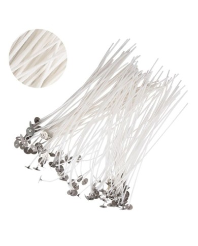 Mum Fitili Hazır Kopçalı -12 Cm - 100 Adet