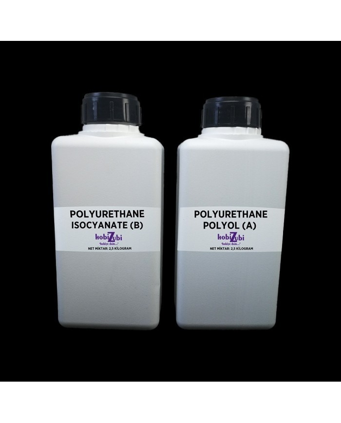 Poliüretan Reçine (Döküm Tipi Sıvı Plastik) - 2KG (1KG A + 1KG B)