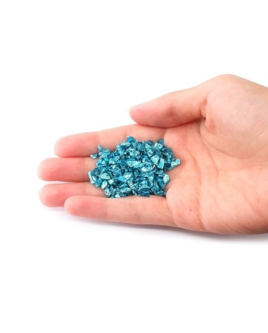 Büyük Cam Kırığı - Mavi - 250 gr