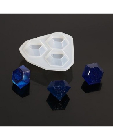 Kristal  Pramit Model  Silikon Reçine Epoksi Kalıp - Büyük Boy -Kod:54