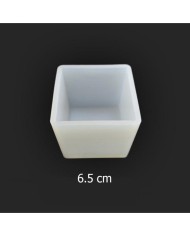 Küp Reçine Epoksi  Silikon Kalıp - Büyük - 6,5'a 6,5cm- Kod:239