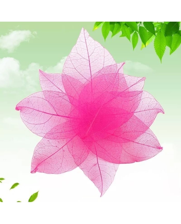 Kumaş Yaprak -Mavi - 3 Adet