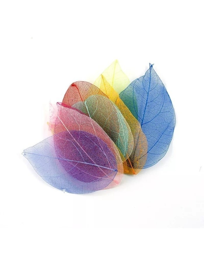 Kumaş Yaprak -Bej - 3 Adet