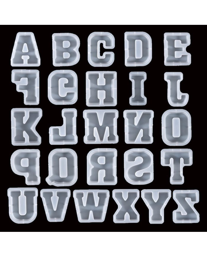 Büyük Reçine Epoksi Silikon Kalıp  Big  Boy Harf  - U