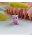 Mini Hamster Anahtarlık Kolye Ucu - Pembe