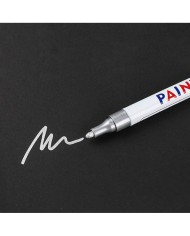 Gümüş Epoksi Varak Kalem - Alkol bazlı - Paint Gümüş Epoksi Varak Kalem - Alkol bazlı - Paint