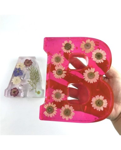 Büyük Reçine Epoksi Silikon Kalıp  Big  Boy Harf  - W