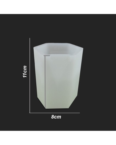 Bardak Reçine Epoksi ve Beton Kalıbı - Altıgen -Kod:929