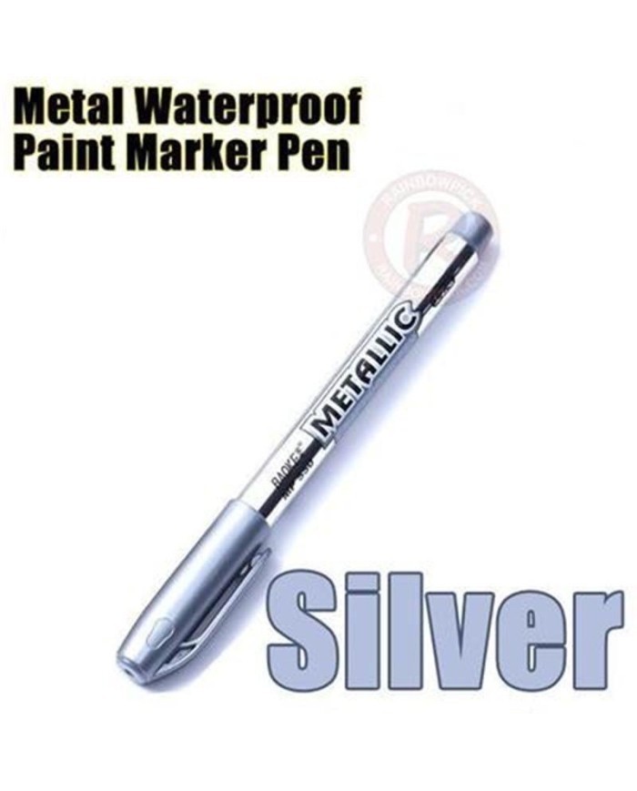 Gümüş Epoksi Varak Kalem - Alkol bazlı Metalik Gümüş Epoksi Varak Kalem - Alkol bazlı Metalik