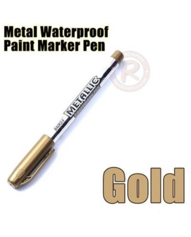 Gold Epoksi Varak Kalem - Alkol bazlı Metalik Gold Epoksi Varak Kalem - Alkol bazlı Metalik