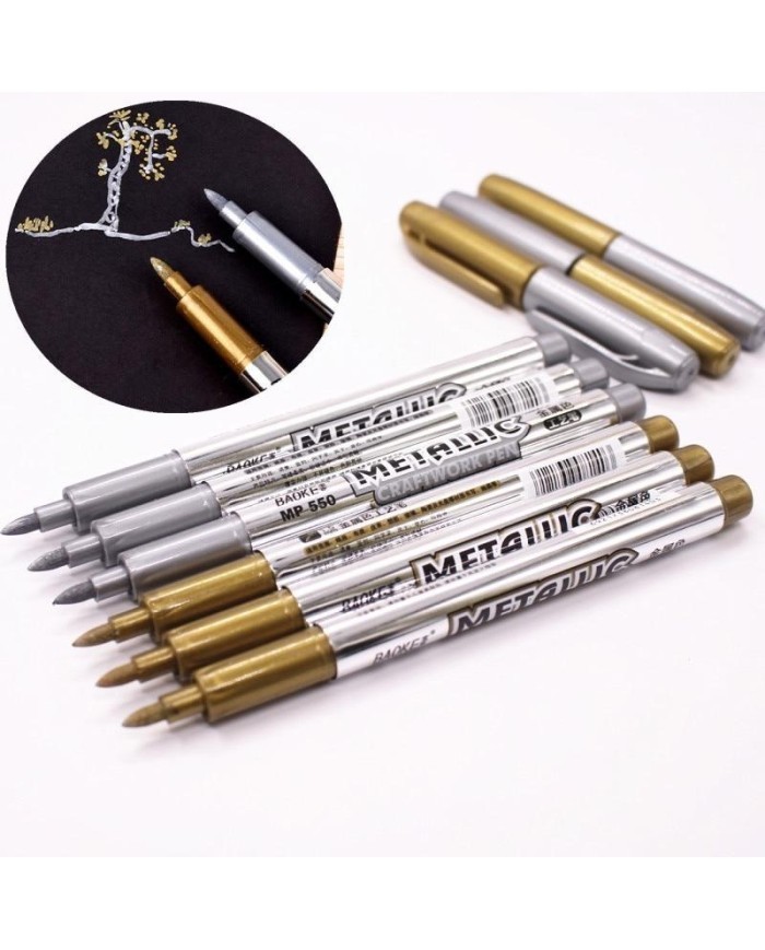 Gold Epoksi Varak Kalem - Alkol bazlı Metalik Gold Epoksi Varak Kalem - Alkol bazlı Metalik