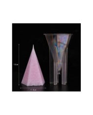 Beşgen Piramit Mika Mum Kalıbı