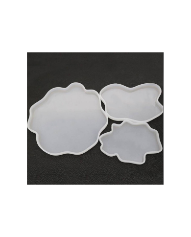 Bardak Altı Reçine Epoksi Kalıp - 3 boyut Set -241-ABC