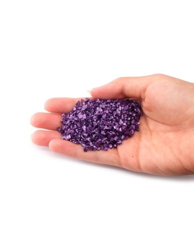 Büyük Cam Kırığı - 50 gr   Mor